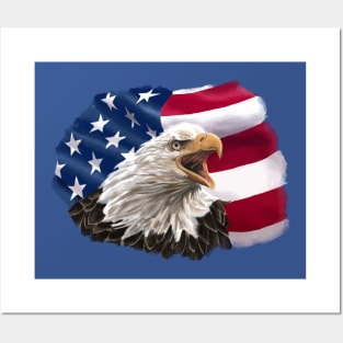 American Bald Eagle Posters and Art